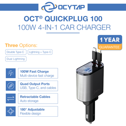 OCYTAP® 4 IN 1 CAR CHANGER