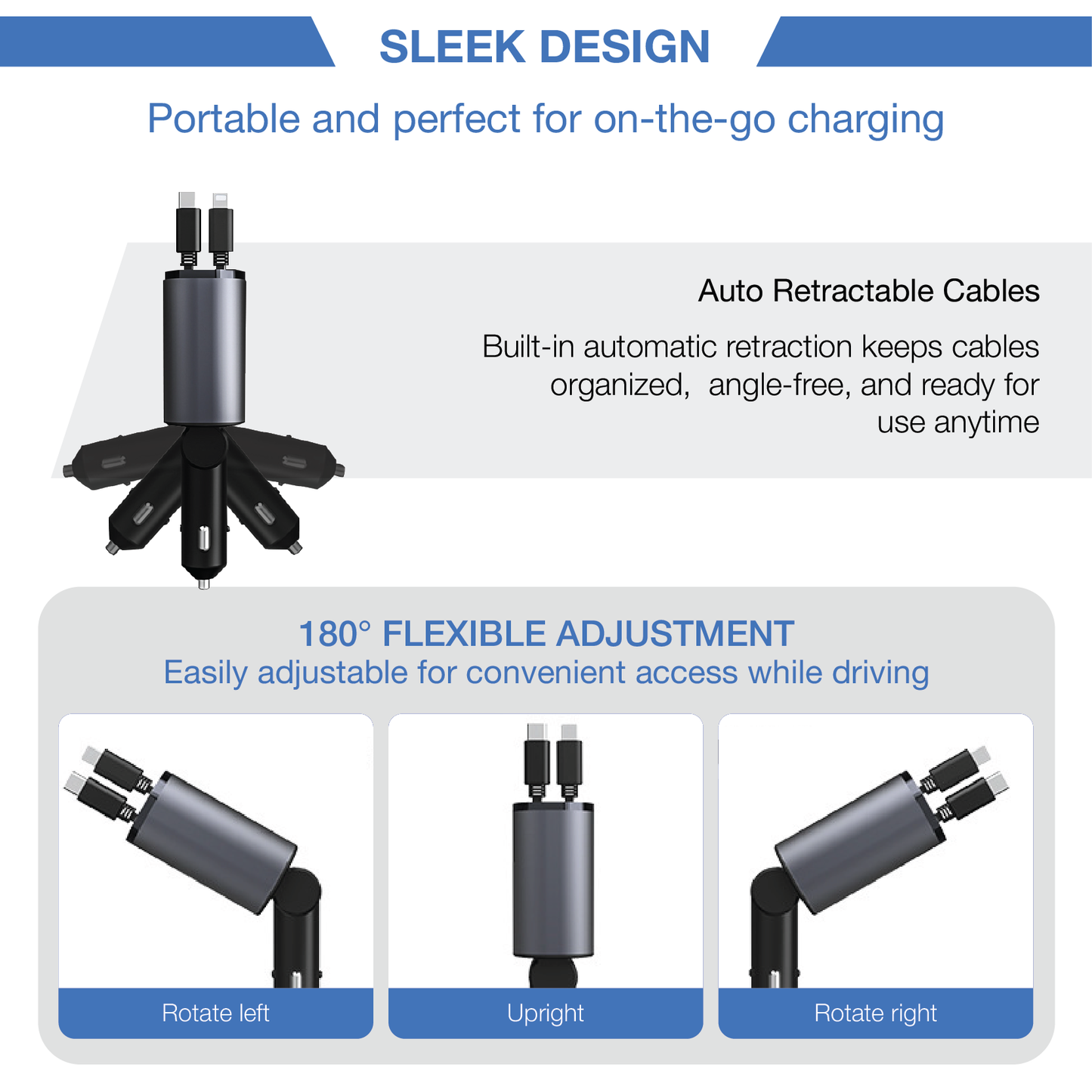 OCYTAP® 4 IN 1 CAR CHANGER